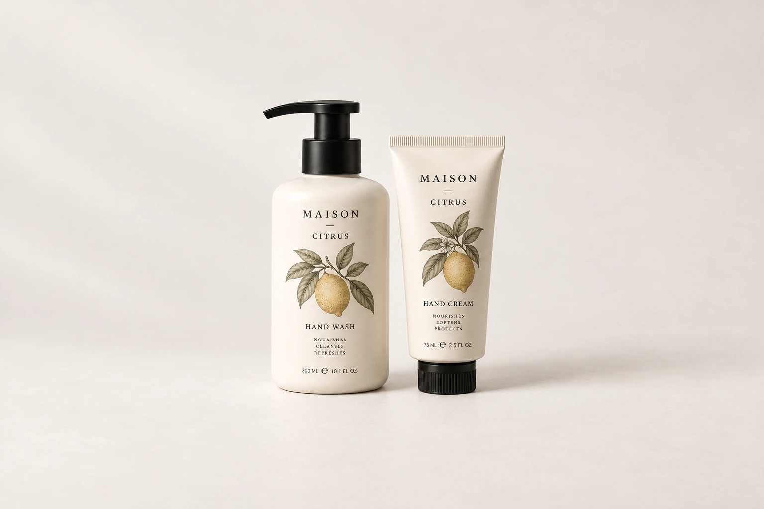 A citrus hand care duo