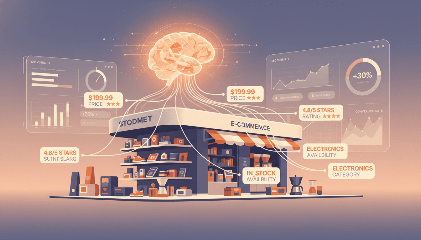Hero image for How Structured Data Powers AI-Driven E-commerce Recommendations: A How-To Guide - structured data e-commerce and schema markup AI search