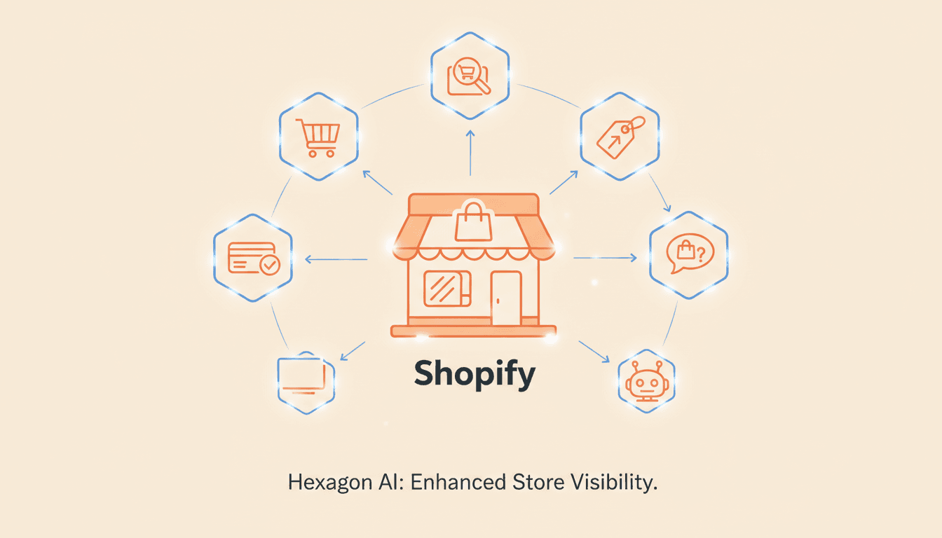 Hero image for How to Immediately Boost Your Shopify Store’s AI Shopping Visibility with Hexagon - Shopify AI optimization and AI shopping visibility