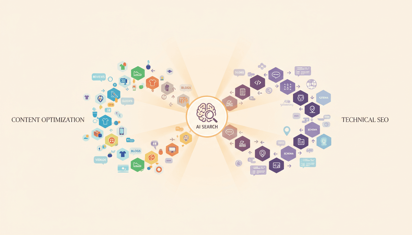 Hero image for Navigating Medium-Intent AI Search in E-Commerce: Content and Technical GEO Best Practices - medium-intent AI search and GEO best practices