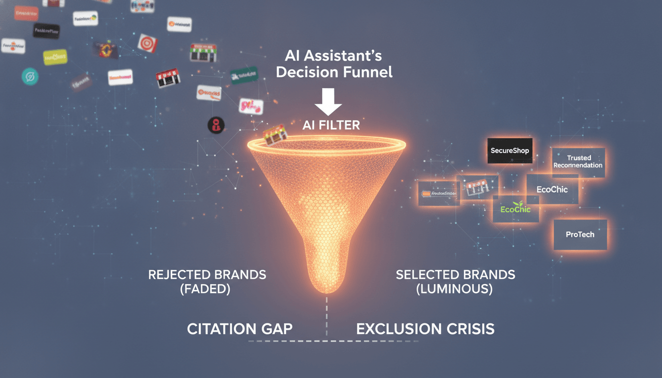 Hero image for The AI Search Citation Crisis: How Generative Engines Choose (and Reject) E-Commerce Brands as Trusted Sources - AI citation selection and E-E-A-T for generative search