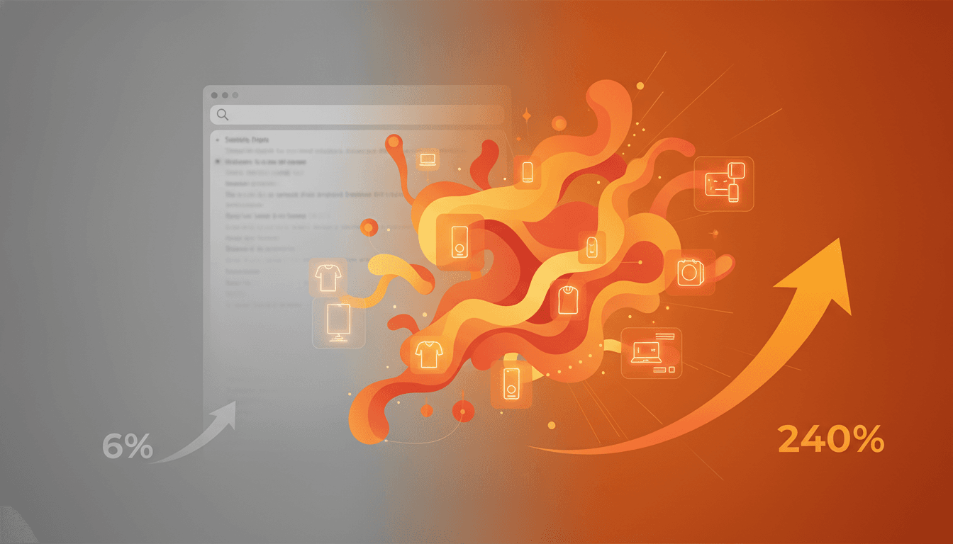 Hero image for The AI Search Market Shift 2026: Why Generative Engines Are Replacing Google for E-Commerce Discovery - AI search market share 2026 and generative engine adoption e-commerce