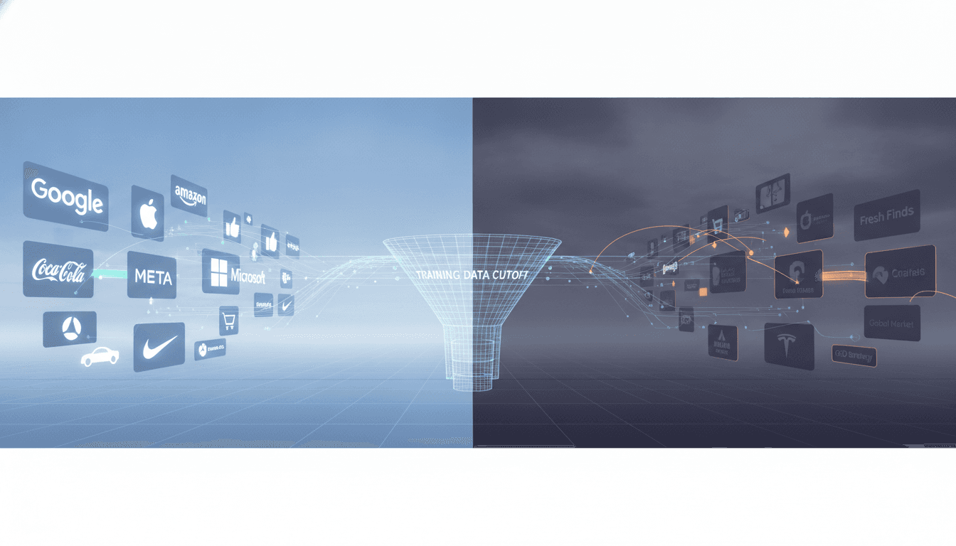 Hero image for The AI Search Training Data Gap: How 80% of E-Commerce Brands Got Excluded from ChatGPT (And the Fix) - AI training data gaps e-commerce and why brands missing from ChatGPT
