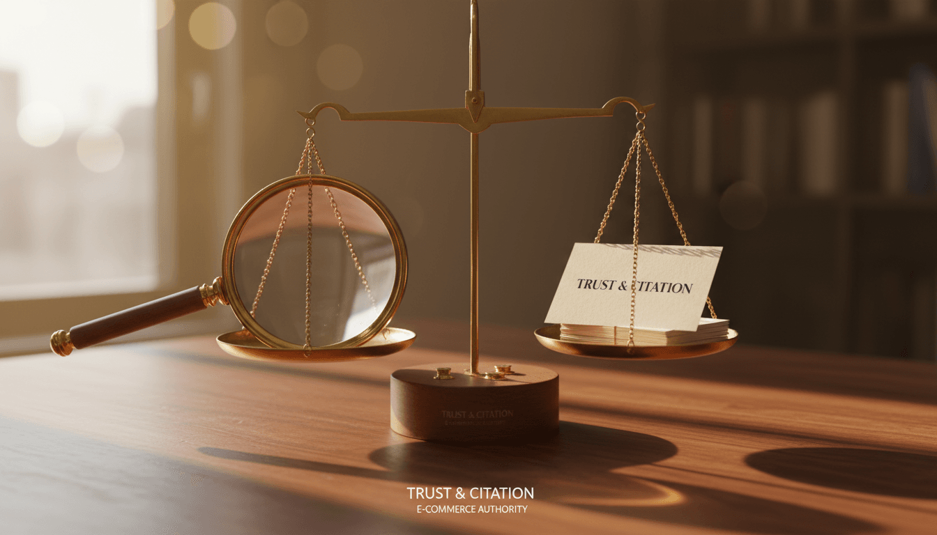 Hero image for Understanding AI Citation: The Hidden Factor Elevating E-Commerce Brand Trust - citation and commerce