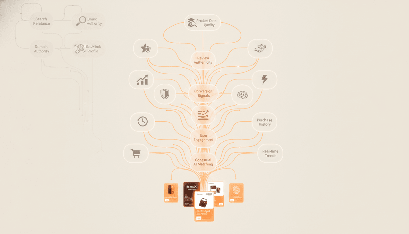 Hero image for Understanding AI Search Ranking Factors: What Actually Drives E-Commerce Brand Recommendations in 2026 - AI ranking factors and generative search signals